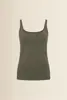 Jersey singlet met ronde hals