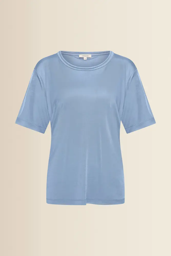 T-shirt met subtiele glans