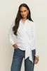 Blouse met strikdetail