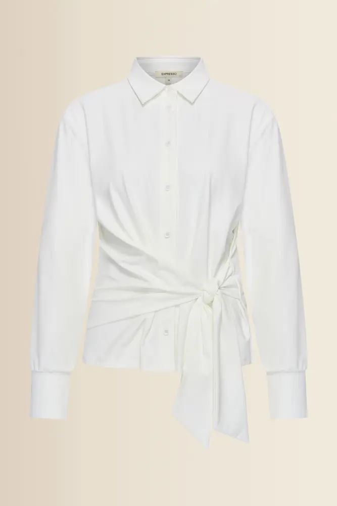 Blouse met strikdetail