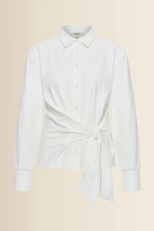 Blouse met strikdetail