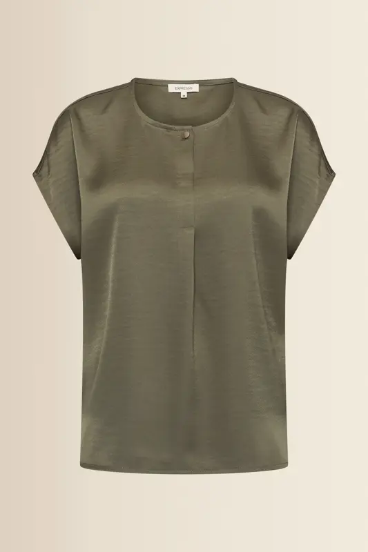 Blouse met korte mouwen
