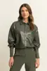 Leatherlook blouse