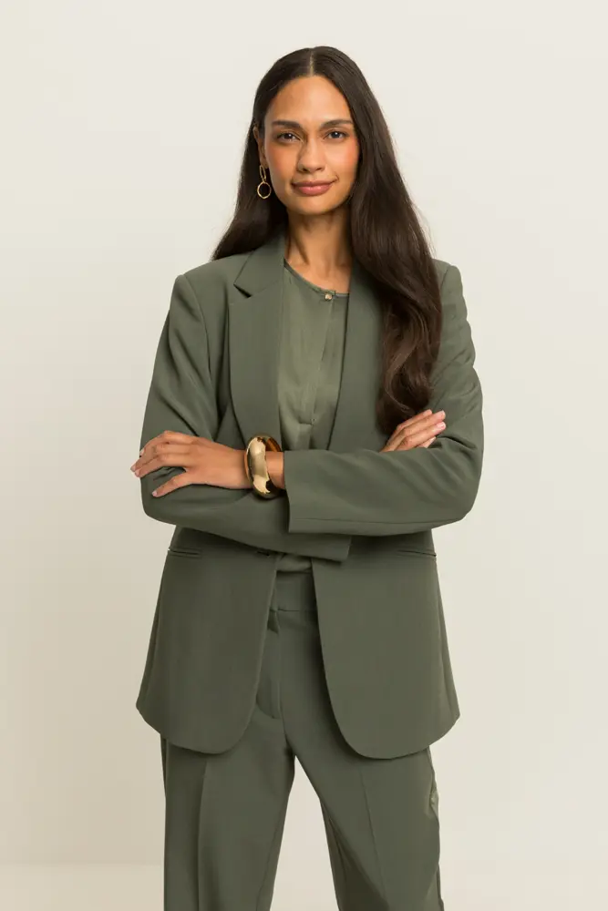 Getailleerde blazer met reverskraag
