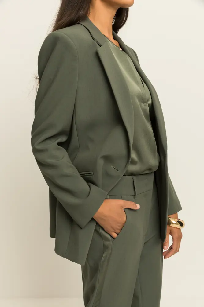 Getailleerde blazer met reverskraag
