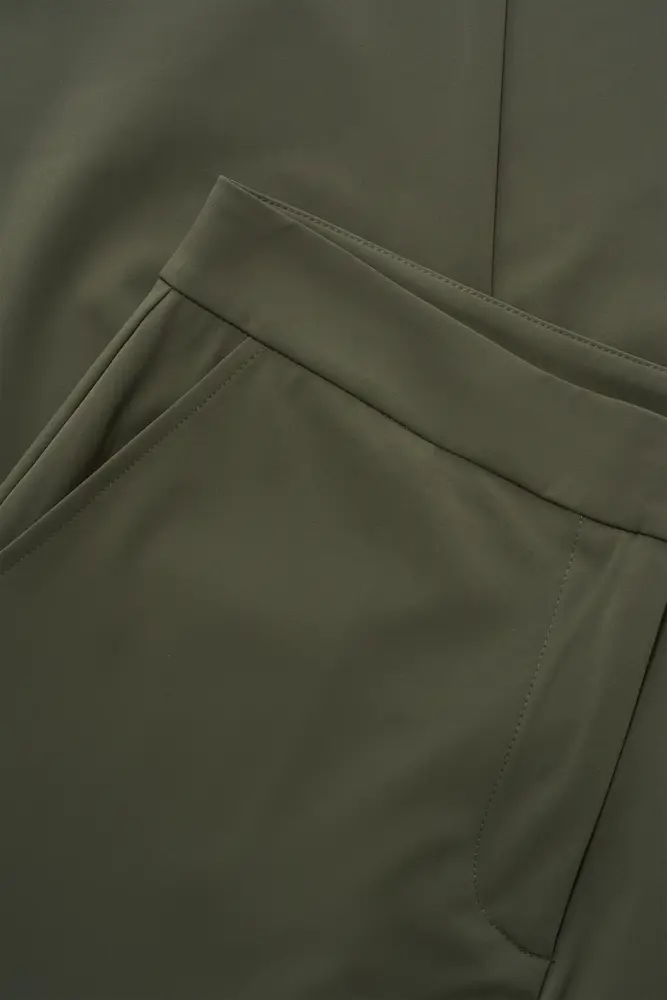 Pantalon met wijde pijp