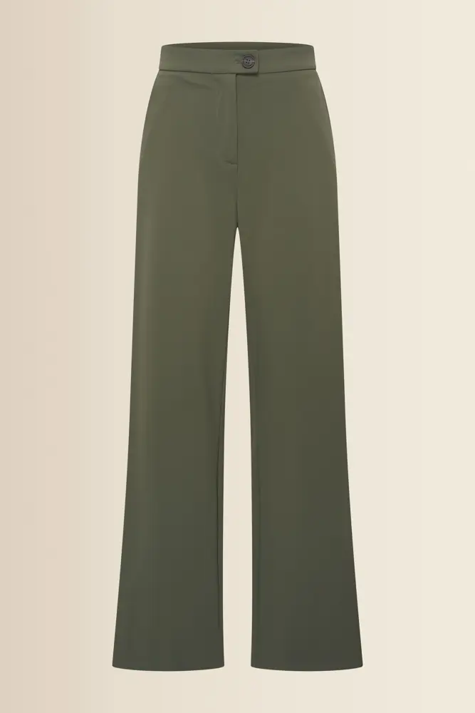 Pantalon met wijde pijp