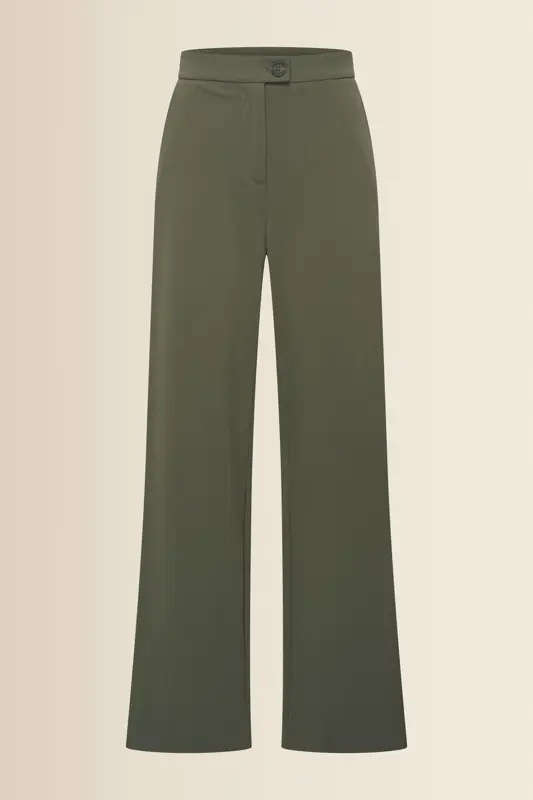 Pantalon met wijde pijp