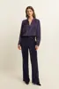 Corduroy pantalon met wijde pijp