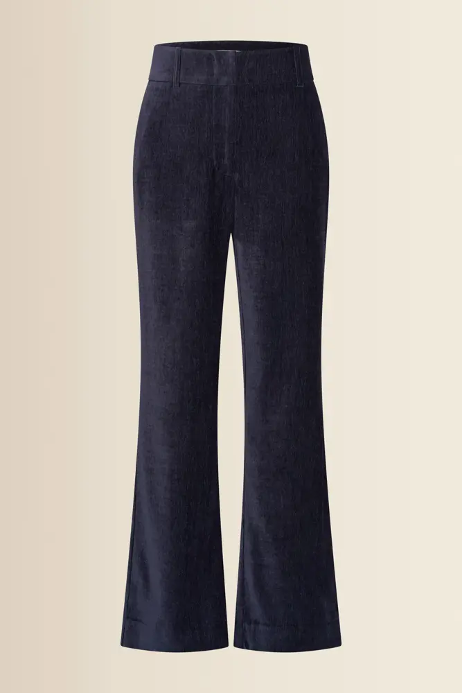 Corduroy pantalon met wijde pijp