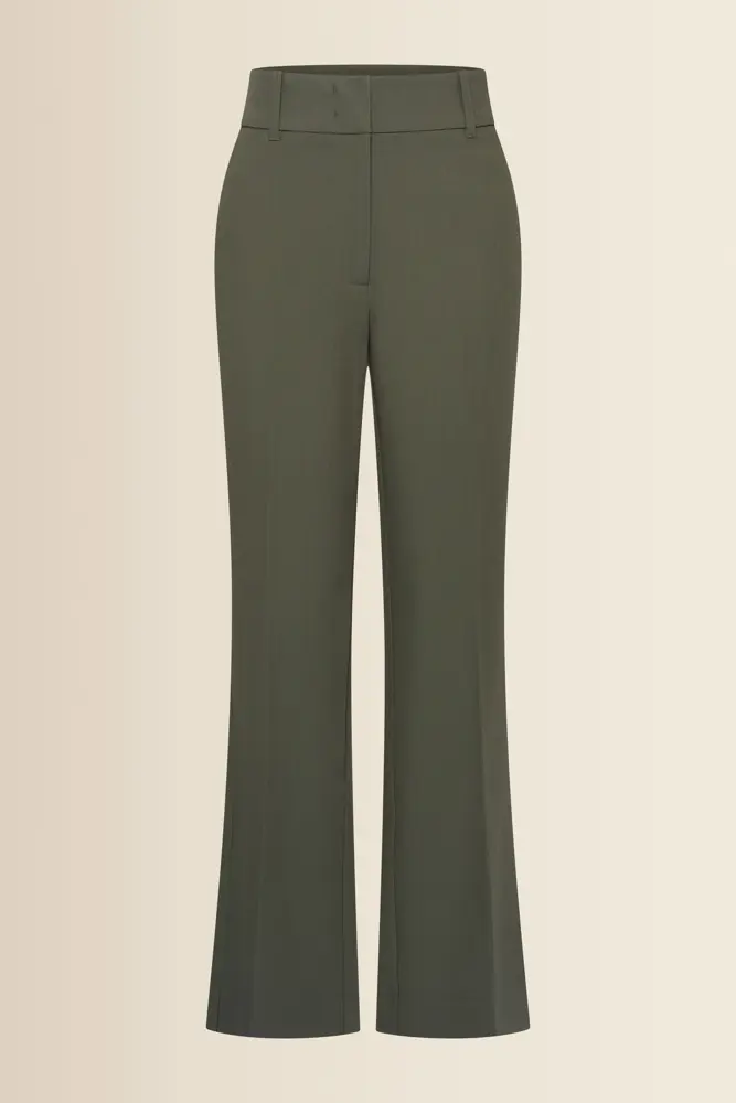Pantalon met uitlopende pijpen