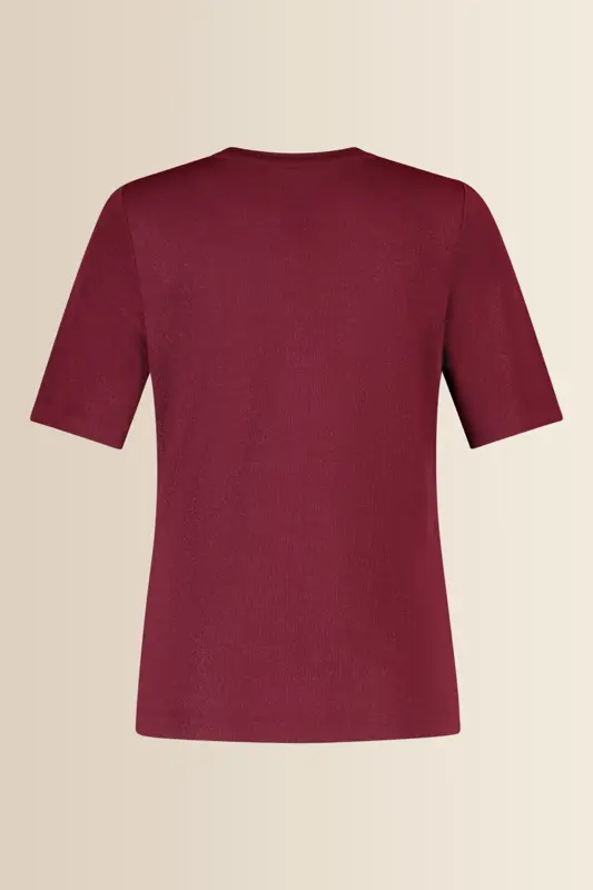 T-shirt met subtiele glans