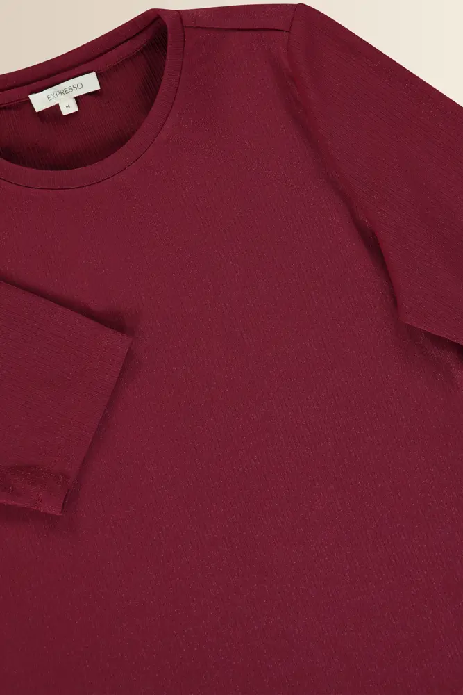 T-shirt met subtiele glans