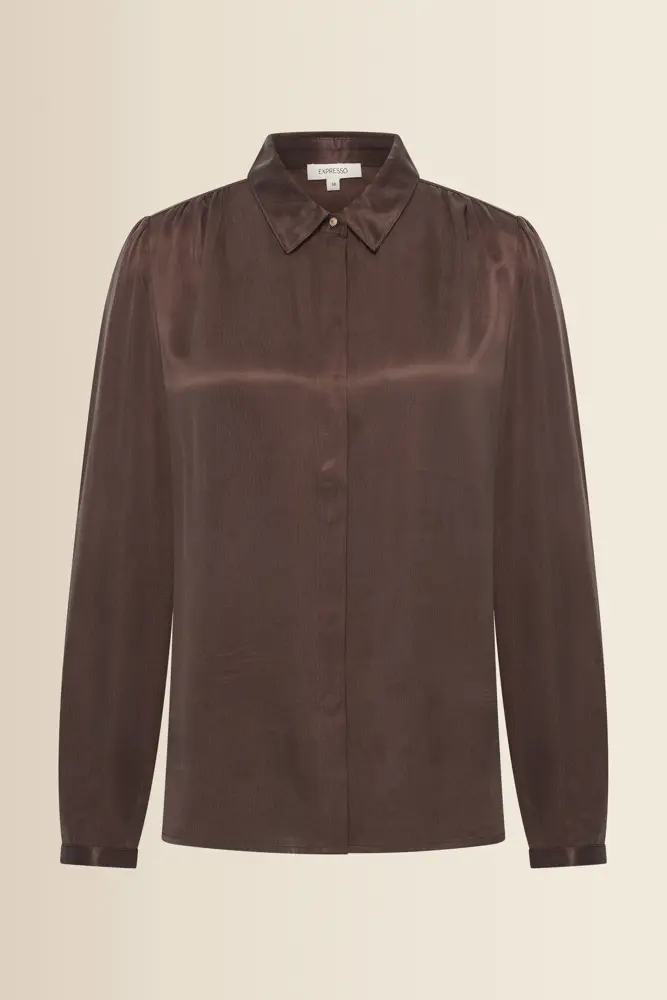 Blouse met lichte glans