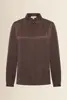 Blouse met lichte glans