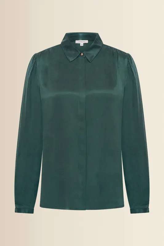 Blouse met lichte glans