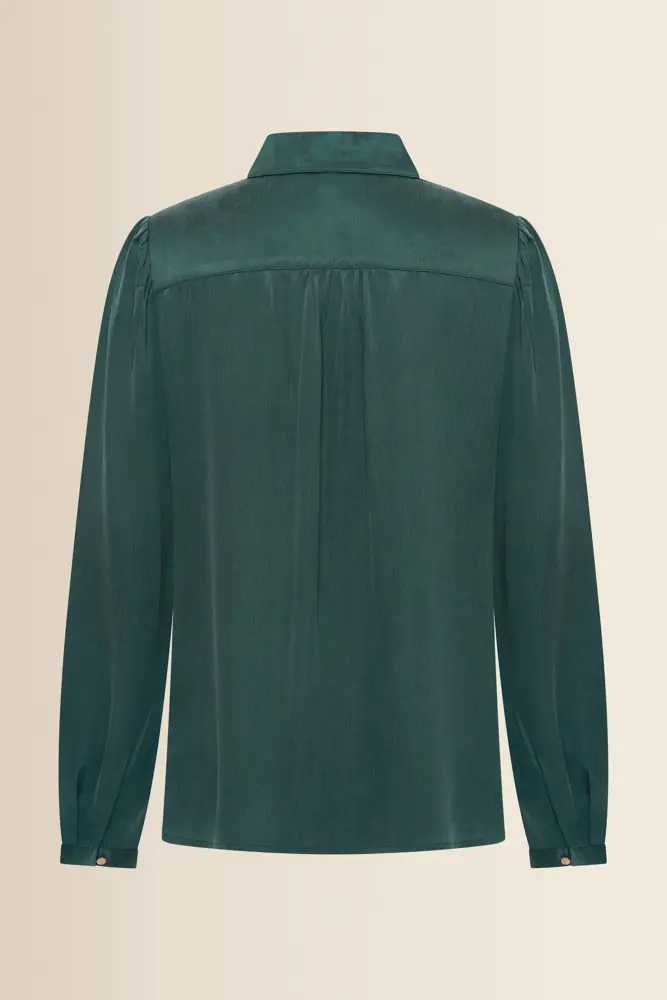 Blouse met lichte glans