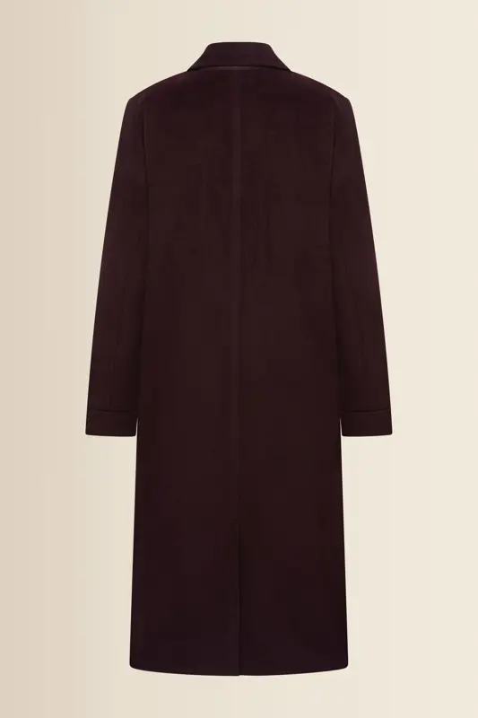 Coat woven puffer